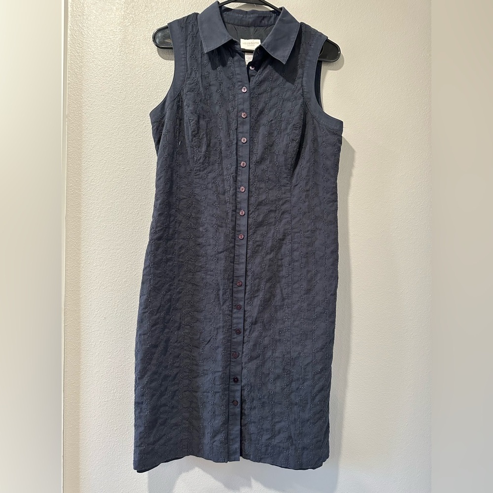Liz Claiborne Dreses Elegant Black Sleeveless Dress
